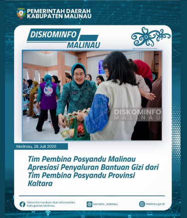 Tim Pembina Posyandu Malinau Apresiasi Penyaluran Bantuan Gizi dari Tim Pembina Posyandu Provinsi Kaltara