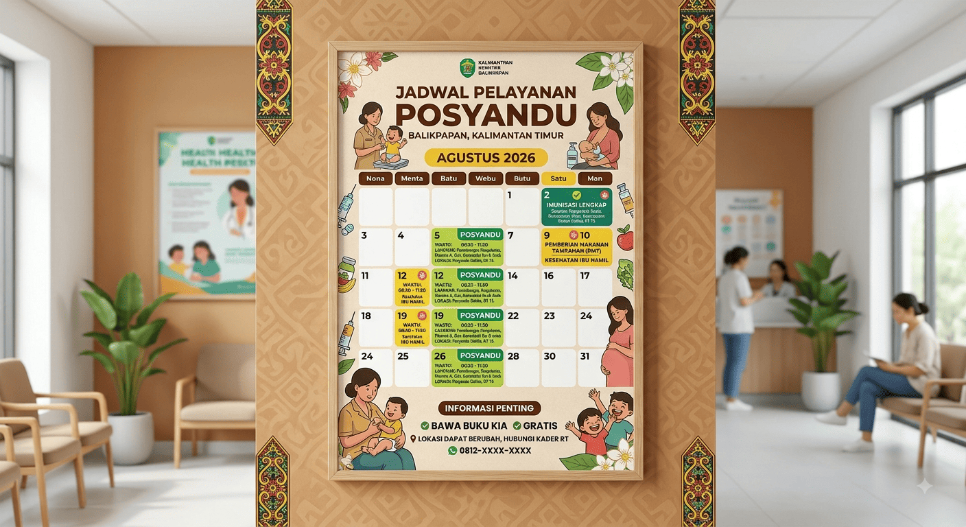 Rekapan Data Posyandu Se kabupaten Malinau